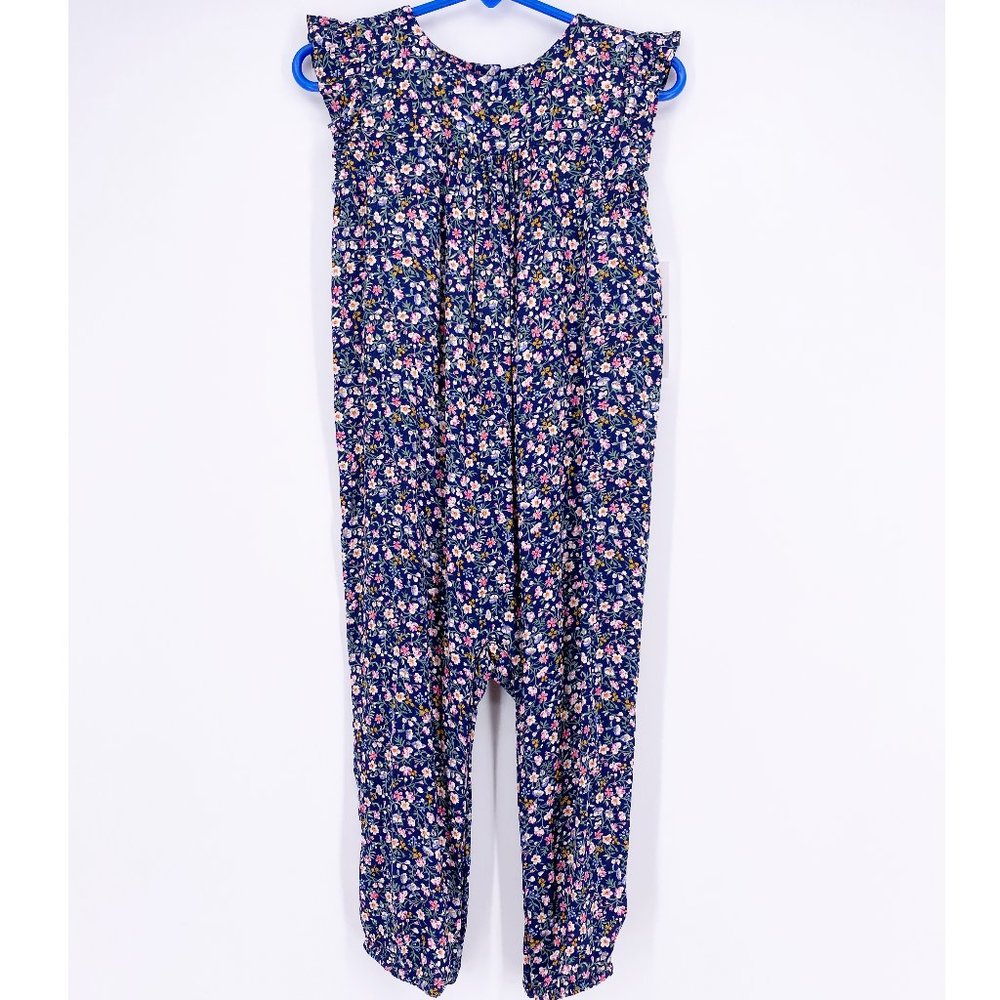 Ralph Lauren Navy Floral Girls One-Piece Romper